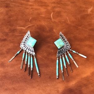 Native American turquoise earrings